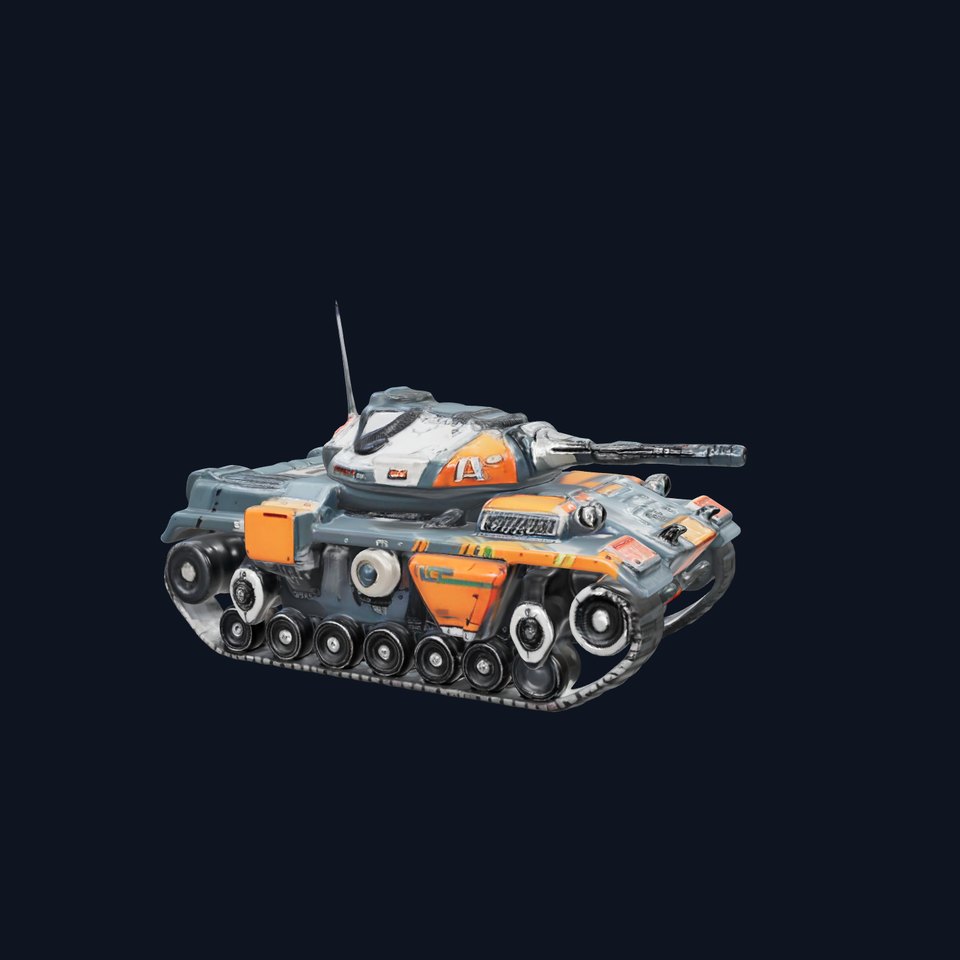 Futuristic Battle Tank model pack